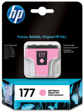 Картридж струйный HP №177 C8775HE светло-красный (light magenta) для HP Photosmart C6183/8253/5183/3212/3213/3200/7163/7180/C5100
