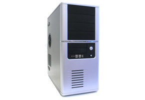 Корпус ATX MidiTower ASUS (МП) Ascot 6AR6 Silent Pro (серебр.-черн., P4 ready, 460W 24+4pin, доп. 2x6pin для видеокарт, 5"4ext, 3"2ext+5int, 4USB, 2Audio, 1394, lock, 2Fan 120mm)