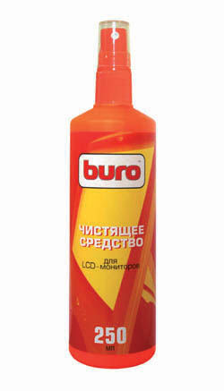 Чистящая жидкость - спрей BURO BU-Slcd для LCD-мониторов, КПК, мобильных телефонов (250мл)