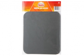 Коврик для мыши BURO BU-CLOTH ткань+резина черный  22*25*4мм