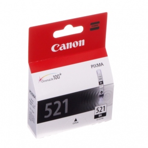 Картридж струйный Canon CLI-521Bk черный (black) для Canon Pixma iP3600/4600/MP540/620/630/640/980  2933B004