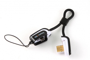 Кабель USB2.0 A-Bmini(5pin) с картридером microSD, 0.1м  CCS-USB2-AM5P-0.3 USB