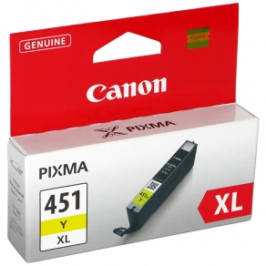 Картридж струйный Canon CLI-451XLY желтый (yellow) для Canon Pixma iP7240/ MG6340/ MG5440  6475B001