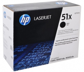Тонер-картридж HP Q7551X для HP LaserJet P3005/M3035mpf/M3027mpf (13000 стр.)