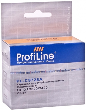 Картридж струйный ProfiLine PL-C8728A Цветной (color) для HP DeskJet 3320/3420/3845