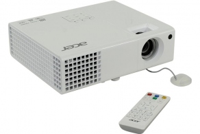 Проектор Acer X1373WH (0.65" DLP, 1280x800, 3000лм, 13000:1, 2xD-Sub, HDMI, S-Video, RS232, USB, 2.95кг) MR.JJZ11.001
